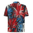 thumbnail image 5 of Memorial Day Shirts Mens 4th of July Shirt 4th of July Tshirts Shirts for Men Mens 4th of July Top Men's Casual Shirt Short Sleeve Vintage Bowling Shirt Summer Shirts Button Up Shirt, 5 of 5