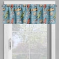 thumbnail image 2 of Ambesonne Space Valance Pack of 2, Astronauts with Rockets, 54"X18", Multicolor, 2 of 5