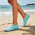 thumbnail image 6 of Womens Barefoot Water Shoes Travel House Slippers for Indoor and Outdoor Aqua Socks for Beach Swim Surf Yoga Dancing Camping Must Haves,Blue,42, 6 of 8