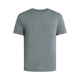 thumbnail image 5 of Athletic Works Men's and Big Men’s Tri Blend Pocket Tee, Sizes XS-4XLT, 5 of 6