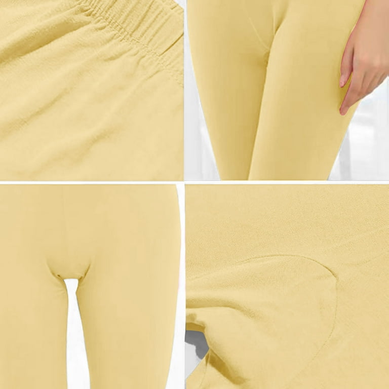 Hfyihgf Women's Ruched Butt Enhancing Leggings Pants High Elastic