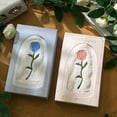 thumbnail image 4 of DISHAN Soft Hanging Towel Set - Rose Embroidered - Quick-Drying - Coral Fleece - Wedding Gift Face Towel Handkerchief - Bathroom Accessories, 4 of 8