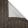 thumbnail image 3 of Brown Curtains 2 Panels Set, Dark Brown Backdrop Image with Motivational Letterings Hope Love Fun Happy, Window Drapes for Living Room Bedroom, 55W X 39L Inches, Dark Brown and Cream, by Ambesonne, 3 of 3