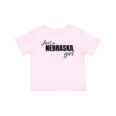 

Inktastic Just a Nebraska Girl Born and Raised Girls Baby T-Shirt