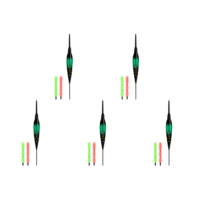 DQrwqpou Bobbers con nocturna 3 G con color con detección gravedad luminosa (QS-O6)