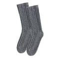 thumbnail image 4 of MeMoi Women's Classic Cable Knit Vintage Style Crew Socks - Womens - Female, One Size, Black, 4 of 8
