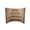 Sandstone, variant on Window Well Supply Atlas Plastic Egress Well, Granite 66"W x 49.5" Proj x 64.5"D — One-Piece Dual-Wall HDPE, Built-In Steps, Fits Windows Up to 5' Wide