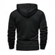 thumbnail image 3 of MHFRRA Sudadera con Capucha Informal para Hombre, Moderna, Cómoda, de Mezcla Suave, de Manga Larga, para Uso Diario Negro, 3 of 3