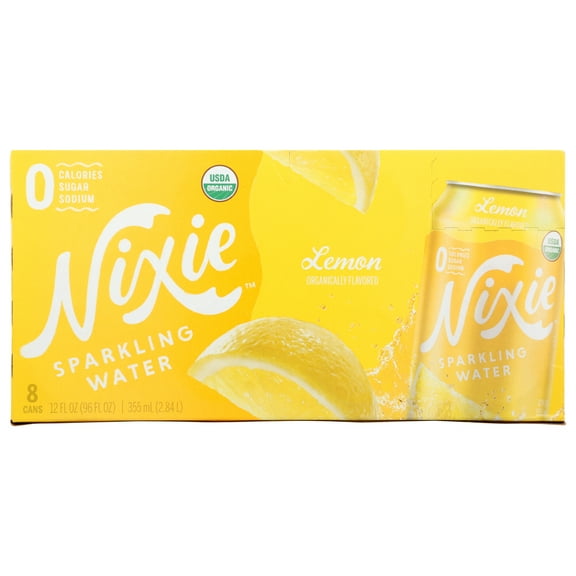 Nixie Sparkling Water Lemon, 12 Fl Oz