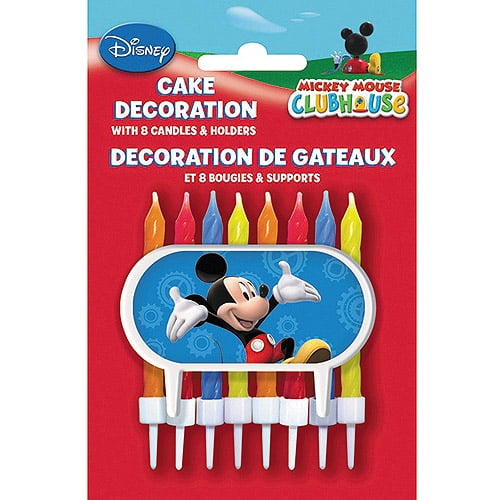 Mickey Mouse Clubhouse Cake Decoration And Candles