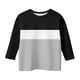 thumbnail image 2 of Blusas y camisas de manga corta con cuello redondo para verano y primavera, moda para niños pequeños, blusa lisa con cuello redondo y manga 3/4 para mujer, blusa de poliéster para niños, 2 of 5