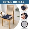 thumbnail image 3 of Chair Covers Seat Covers for Dining Room Chair Seat Covers 4PCS Removable Washable Upholstered Chair Seat Cushion Slipcovers Chair Protector with Elastic Bottom for Dining Room,Office, 3 of 6