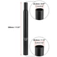 thumbnail image 3 of Unique Bargains 11.81"x1.13" Bicycle Bike Seat Post Aluminum Alloy Seat Tube without Scale Mark Black Universal, 3 of 6