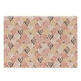 thumbnail image 1 of Coral Cutting Board, Scribbled Little and Big Different Size Heart Forms Love Valentines Mothers Day Theme, Decorative Tempered Glass Cutting and Serving Board, Large Size, Coral, by Ambesonne, 1 of 1