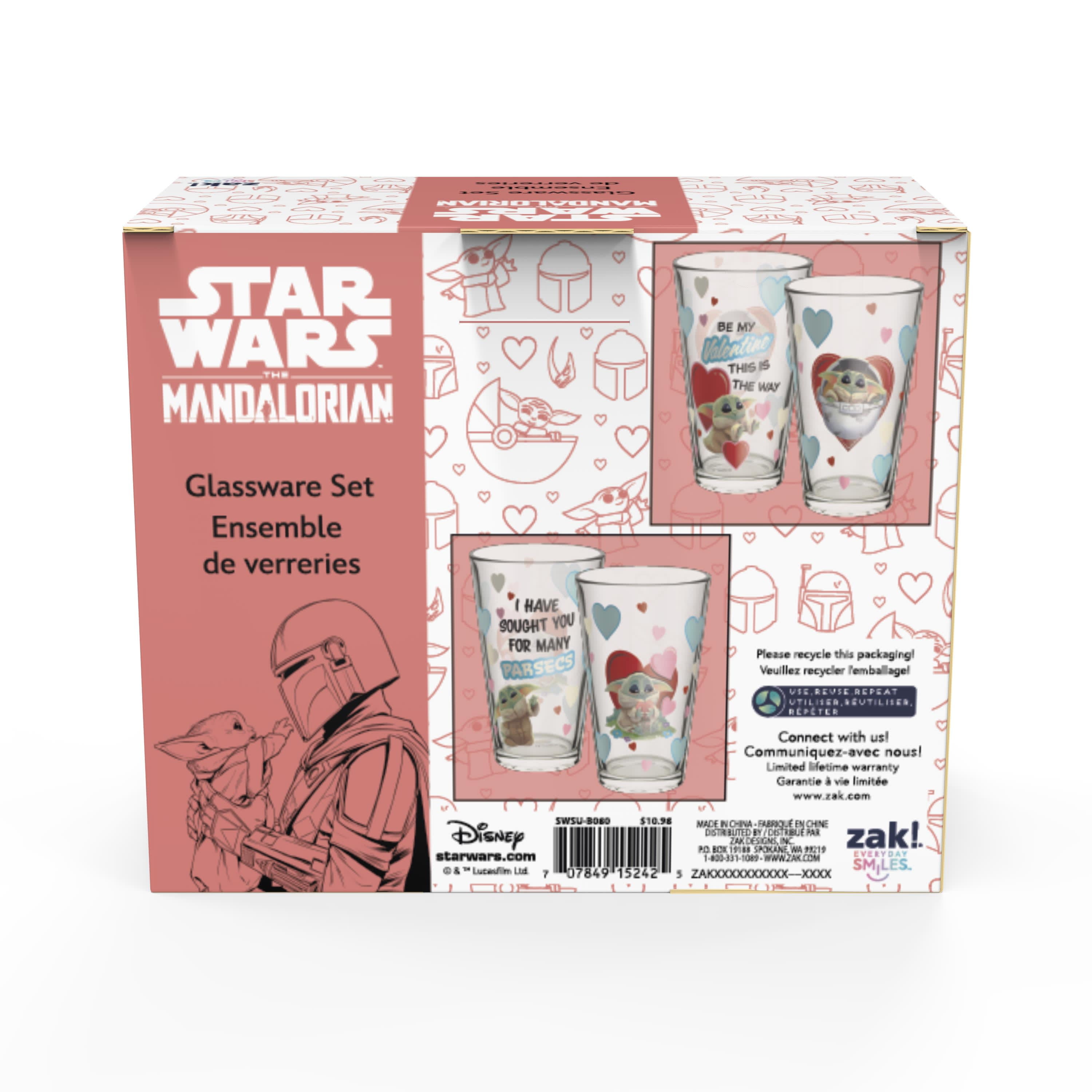 Star Wars 16 oz Glass Set of 4 – Xenos Candy N Gifts