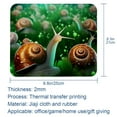 thumbnail image 5 of Snail Gaming Mousepad Mouse Mat Desk Mat - Square, 8.3x9.8 Inch, Non-Slip Rubber Bottom, Printed, Suitable for Office and Gaming, 5 of 6