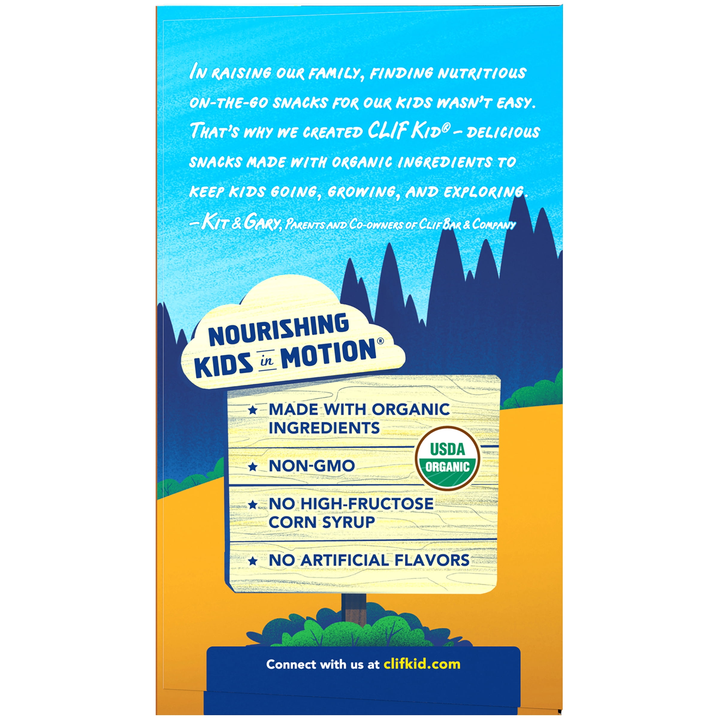 Clif Kid Zbar, Organic, Whole Grain Energy Snack Bars, Granola Bars, Peanut Butter Cookie, 18 Ct, 1.27 oz
