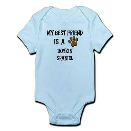 CafePress - My Best Friend Is A BOYKIN SPANIEL Infant Bodysuit - Baby Light