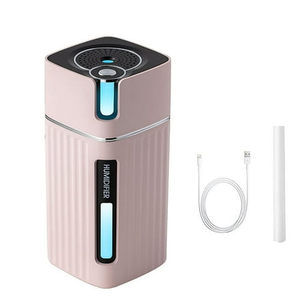 

Humidifier 300ml USB Electric Light Air Diffuser Low-noise Portable Mini Humidifier Pink