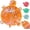 Orange, variant on Glitter Turtle Slow Rising, Sensory Squeeze Fidget Toys, Realistic Turtle Shaped Slow Rising Stress Ball for Adults Teens Anxiety Stress Relief, Sea Animal Sque-eze Balls