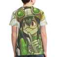 thumbnail image 4 of My Hero Academia Tsuyu Asui Kids T-Shirt 3d Printed Graphic T-Shirts Boys And Girls Short Sleeve Shirts For Youth Kids Small, 4 of 7