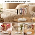 thumbnail image 7 of Januofit  Headband Holder Metal Headband Organizer Hair Hoop Display Stand, Modern Hair Accessories Organizer Storage Hair Ropes Bracelets Bangles College Dorm Room Decor for Women and Girls, Gold, 7 of 7