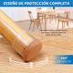 thumbnail image 4 of Kit 8 Protectores De Piso Antideslizantes Patas Muebles, 4 of 10