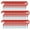 Red, variant on Unique Bargains 1.14" Cup Hooks Vinyl Screw-in Ceiling Wall Thread Hooks Metal Black 50Pcs