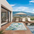thumbnail image 3 of Teal Starfish Coastal Outdoor Rug for Patio/Deck/Porch, Non-Slip Large Area Rug 5 x 8 Ft, Summer Beach Coral Nautical Ocean Indoor Outdoor Rugs Washable Area Rugs, Camping Rug Carpet Runner, 3 of 8