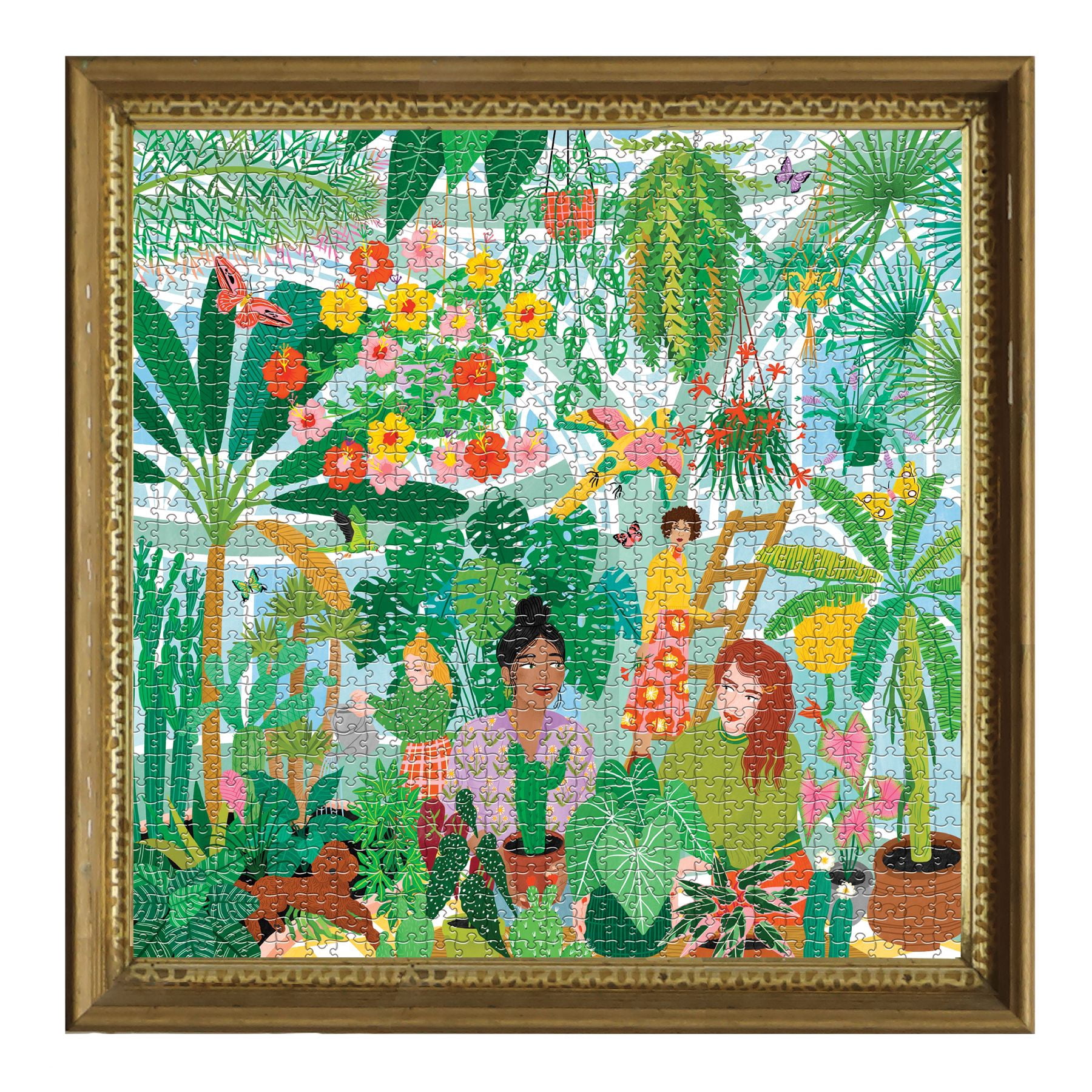Eeboo 1000 Piece Puzzle for Adults or Kids, Colorful Design Jigsaw Puzzles