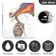 thumbnail image 5 of Yayeee Magnetic Dishwasher Cover for The Front Decoration Home Kitchen Machine Sticker Protector, Colorful Skeleton, 5 of 6