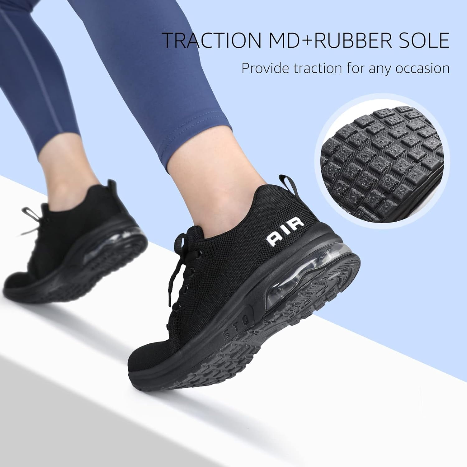 Women's Running Shoes Lightweight Anti Slip Walking Tennis Shoes Athletic Workout Gym Cross Training Sneakers