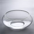 thumbnail image 6 of Lotus Bowl Planter,Fish Bowl Glass,Round Lotus Bowl Glass Lotus Flower Bowl Lotus Bowls for Planting in Water Indoors Applicable to Bonsai Bowl Lotus Flower Hydroponic Plant Home Decor,6in, 6 of 7