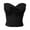 Black, variant on Women's Tops Elegant Strapless Solid Color Knit Top For Women Stretchable Tube Bandeau Bra Crop Tops For Casual Or Party Wear Top Crop Top T Shirt Top Button Front Top Women V Necks Women Boy