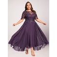 thumbnail image 4 of Vestido GATMAHE para la madre de la novia, encaje naranja quemado, talla 14, 4 of 7