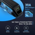 thumbnail image 5 of 4 Pins 36v 10ah Ebike Battery Pack with Charger Lithium Ion Battery for 750W Electric Bike, 5 of 9