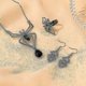 thumbnail image 2 of Halloween Vintage Gothic Spider Necklace Set Halloween Crystal Spider Pendant Necklace Punk Style Reptile Women Jewelry 3pcs Bd, 2 of 4