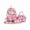 Pink, variant on Lusa 4PCS Floral Print Backpack Set for Women Large Capacity Lightweight Double Shoulder Travel Daypack with Lunch Tote Handbag Pencil Pouch for College and Travel Use Black One Size