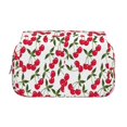 thumbnail image 2 of Kdxio Cherry_1 for Double Compartment Pen Case Oxford Organizer with Zipper Pockets for Students Artists, 2 of 7