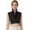Black, variant on YEKEYI Victoria Cotton Shirts Elegant Ruffle Collar V Neck Dickey Mock Turtleneck Faux Collars for Women Girls