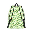 thumbnail image 2 of Picia Daisies Flowers Printed Canvas Daypack - Stylish and Durable Vintage Compact Backpack - Class, Work, Travel, or Laptop Bookbag,Organized Compartments-Small, 2 of 6