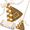 White-gold, variant on Jumping The Broom - 40 Inch Handmade Wedding With Corn Roses & Crystals Diy Kit Forn Ceremony (white Gift Box Included)