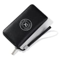 thumbnail image 4 of Mens Long Wallet Retro Faux Leather Credit Card Wallet Zip Billfold with Strap, 4 of 10