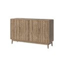 thumbnail image 6 of Tcbosik Storage Cabinet with 4 Doors, 55" Modern Buffet Sideboard, Coffee Bar Cabinet with Adjustable Shelves, Accent Cabinet for Living Room, Dining Room, Hallway, Entryway, Walnut, 6 of 7