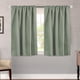 thumbnail image 2 of Cortinas opacas con aislamiento térmico para ventanas, paneles de tratamiento de ventanas, cortinas opacas para oscurecer la habitación, para sala de estar, lengüeta trasera/bolsillo para barra, cortinas para dormitorio, 52 x 84 pulgadas, salvia clara, 2 paneles, salvia clara52 pulgadas de ancho x 45 pulgadas de largo, 2 of 5