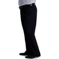 thumbnail image 2 of Haggar Mens BT Iron Free Premium Khaki Classic Fit Pleat Front Expandable Waist Pant, 2 of 5