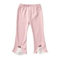 thumbnail image 1 of BULLPIANO Kids Girls Leggings Toddler Baby Footless Skinny Pants Little Girls Bow Legging Trousers 1-8 Y, 1 of 7