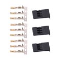 thumbnail image 4 of Kit de enchufe servo Conector hembra Kit de clavijas de crimpado 100 juegos Kit de conector de terminal de crimpado de carcasa de enchufe hembra y macho de 3 pines Compatible con JR, 4 of 14