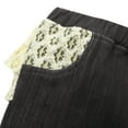 thumbnail image 5 of Richie House Girls' Denim tight trousers with lace details RH0999, 5 of 7
