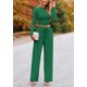 thumbnail image 4 of Conjunto de 2 Piezas para Mujer PRETTYGARDEN Top Corto de Manga Larga XL, 4 of 8